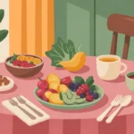 Healthy and unhealthy foods for managing anxiety, showing what to eat and what to avoid