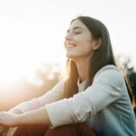 A calming image symbolizing inner peace and mindfulness, representing the idea of finding peace through gratitude.