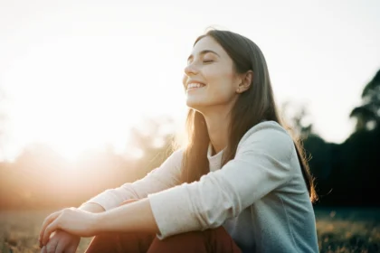 A calming image symbolizing inner peace and mindfulness, representing the idea of finding peace through gratitude.