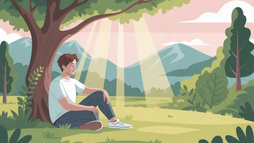 I'll never forget the morning I sat on my back porch