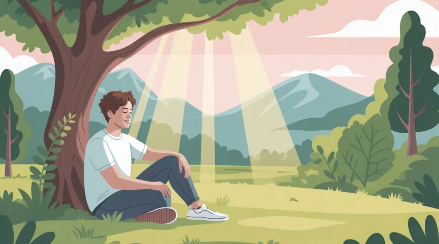 I'll never forget the morning I sat on my back porch