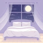 Peaceful person sleeping calmly, symbolizing how rest can help manage anxiety and improve mental balance.