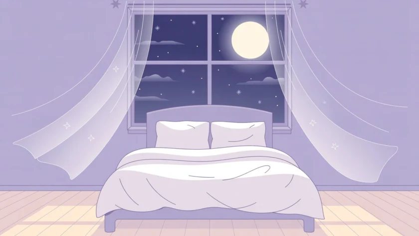 Peaceful person sleeping calmly, symbolizing how rest can help manage anxiety and improve mental balance.