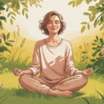 A woman enjoying sunlight outdoors to boost mood and reduce anxiety naturally through Vitamin D exposure