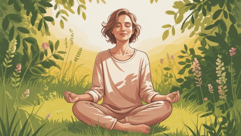 A woman enjoying sunlight outdoors to boost mood and reduce anxiety naturally through Vitamin D exposure